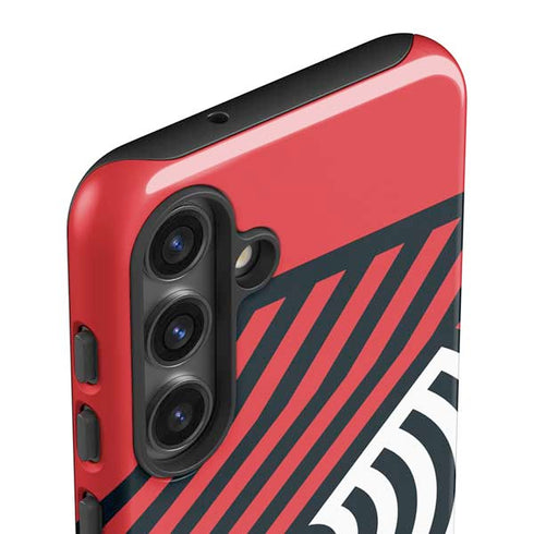 NBA Portland Trail Blazers Large Logo Galaxy S24 Plus Impact Case